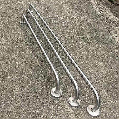 上墙正挂侧挂展示架拉丝银色加厚