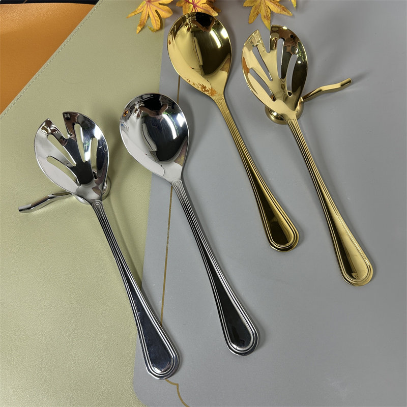 不锈钢公勺酒店餐厅公用勺分菜勺酒店自助餐加厚汤勺分餐勺漏勺,餐饮具,西餐勺,淘宝优惠券,粉丝福利购,淘宝优惠卷