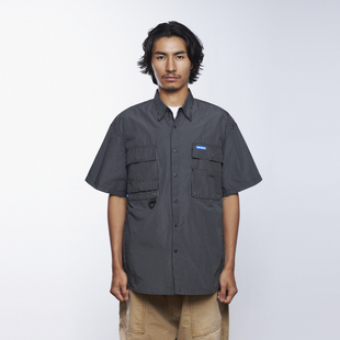 SHIRT戶外機(jī)能格子防水短袖 GRID 襯衫 24SW CLOTH Liberaiders
