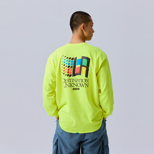 【官方直营】Liberaiders OS LOGO L/S TEE 微软印花全棉长袖26FW