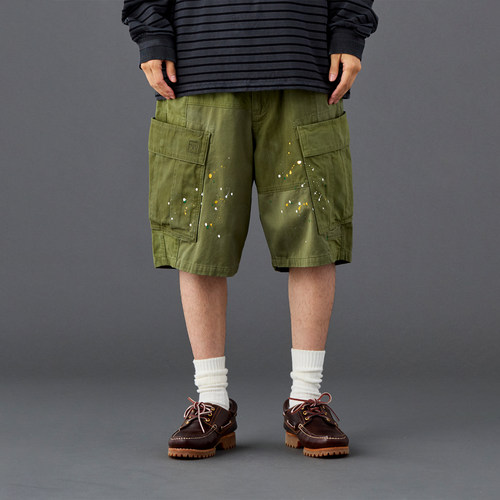 【官方直营】Liberaiders PATCHWORK BDU SHORTS 七分短裤26SS