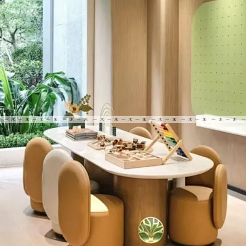 样板间儿童房益智积木软装摆件