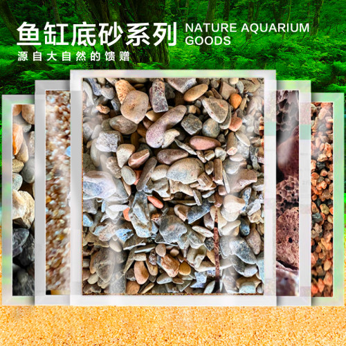 鱼缸造景装饰水晶砂底石头子