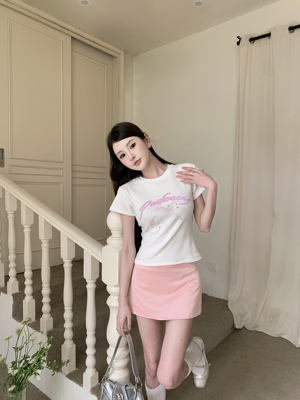 短袖甜辣常规卡通棉少女