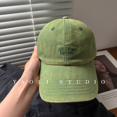 YAOLI春系腔调～刺绣大头围显脸小棒球帽子女2025年春新款鸭舌帽