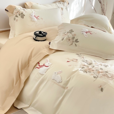 母婴级A类长绒棉四件套超柔裸睡