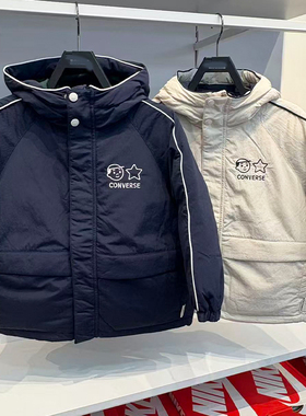 CONVERSE匡威Noritake联名款25年冬儿童加厚保暖羽绒服CV2542414