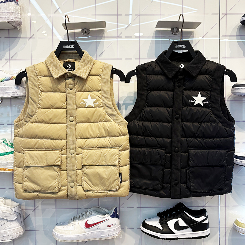 匡威保暖柔软舒适轻薄羽绒马甲