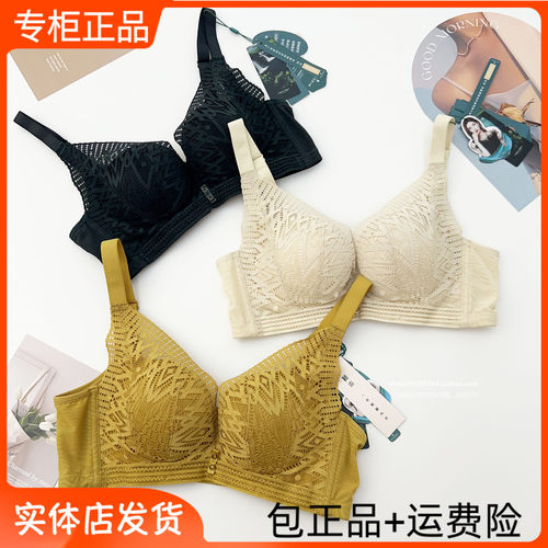 秘229中厚A杯B杯聚拢调整型无钢圈收副乳文胸小胸收副乳海藻纤维