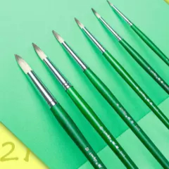 枫丽丙烯油画水粉水彩颜料画笔