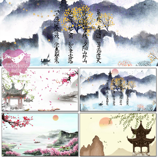 送别韩红版儿童节毕业季长亭外天涯若比邻大屏幕led背景视频素材