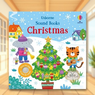 【预售】【有声书】圣诞节【Sound Books】Christmas 英文儿童趣味3-6岁纸板书Sam Taplin and Jo Rooks进口原版书Usborne childr