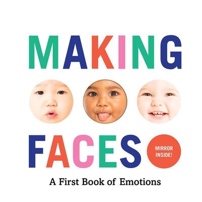 【预售】Abrams概念启蒙系列 情绪之书 Making Faces: A First Book of Emotions 英文原版儿童启蒙纸板书绘本0-3岁宝宝爱书