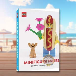 【预售】乐高迷你人物笔记本 LEGO Minifigure Notes 原版笔记本Notebook进口书籍图书外版正版