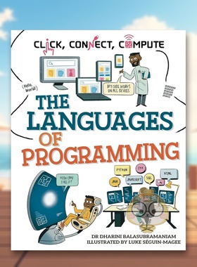 【现货】点击、连接、计算：编程语言 Click， Connect， Compute: The Languages of Programming 原版英文儿童绘本进口书籍图书
