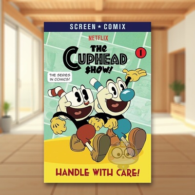 【预售】【茶杯头大冒险】小心应对！英文儿童章节书进口原版外版书【The Cuphead Show!】Handle with Care!RRandom House (US)书