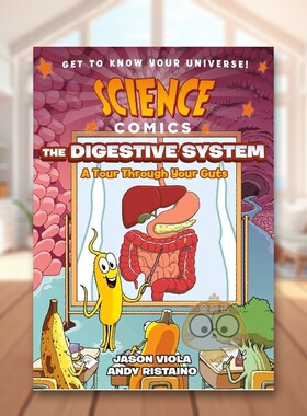 【现货】【科学漫画】消化系统肠道之旅英文儿童漫画进口原版书平装3-6岁【Science Comics】The Digestive System A Tour Throu书