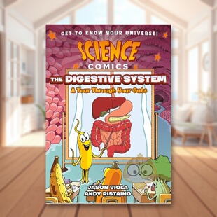 【现货】【科学漫画】消化系统肠道之旅英文儿童漫画进口原版书平装3-6岁【Science Comics】The Digestive System A Tour Throu书