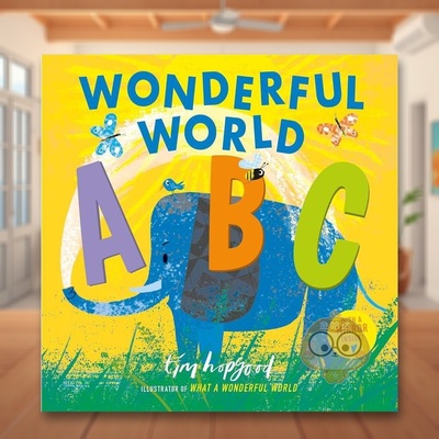 【预售】精彩世界ABC英文儿童自然拼读进口原版外版书纸板书Wonderful World ABCTim HopgoodHenry Holt书籍图书正版