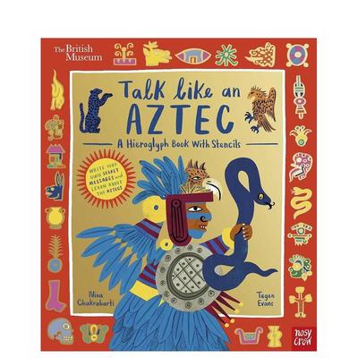 【现货】大英博物馆：畅游阿兹特克文明 British Museum: Talk Like an Aztec 原版英文儿童绘本进口书籍图书外版正版