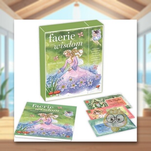 【预售】精灵的智慧卡牌英文文创卡牌进口原版14岁以上Faerie Wisdom CICO Books出版Gillian Kemp书籍图书外版正版