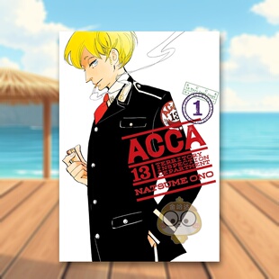【预售】ACCA13区监察课 1 ACCA 13-Territory Inspection Department， Vol. 1 原版英文漫画书 治愈日常 改编动画 小野夏芽进口