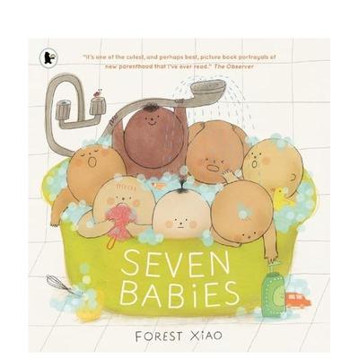 【预售】七个宝宝（平装） Seven Babies 原版英文儿童绘本 新手父母 温馨绘本进口书籍图书外版正版