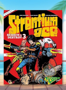 【预售】锶犬搜索与破坏3公元2000年英文漫画John Wagner进口原版书精裝14岁以上Strontium Dog Search and Destroy 3 The 2000书