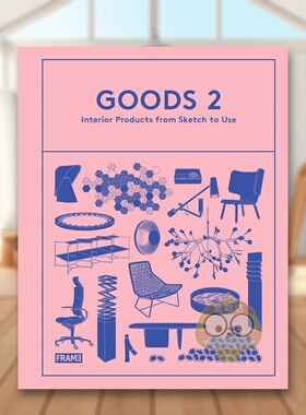 【预售】物件2-室内产品设计的绘图到应用 Goods 2: Interior Products from Sketch to Use 原版英文工业产品设计进口书籍图书外