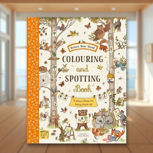 【预售】【棕熊森林】填色本英文儿童趣味进口原版外版书平装3岁-6岁【Brown Bear Wood】Colouring and Spotting BookHartasmagi