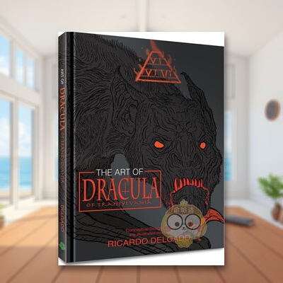 【预售】特兰西瓦尼亚德古拉的艺术英文插画原画设定集进口原版外版书精装14岁以上The Art of Dracula of TransylvaniaRicardo书