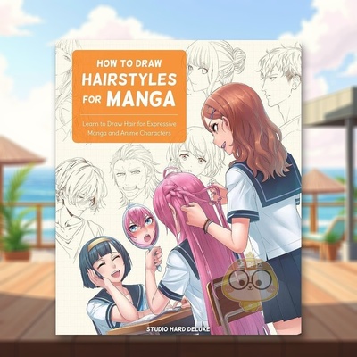 【现货】如何绘制动漫中的人物发型How to Draw Hairstyles for Manga英文艺术技法与入门赏析Studio Hard DeluxeROCKPORT平装进口