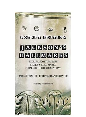 【预售】杰克逊银器标记手册袖珍版（第二版） Pocket Ed. Jackson's Hallmarks (PB) 2nd Ed. 原版英文艺术画册画集进口书籍图书