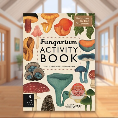 【预售】【欢迎来到博物馆】菌菇活动书【Welcome To The Museum】Fungarium Activity Book英文儿童趣味6-9岁平装Ester Gaya  Ro