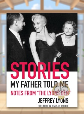 【预售】父亲告诉我的故事：来自“莱昂斯书房”的笔记 Stories My Father Told Me 原版英文摄影作品集进口书籍图书外版正版