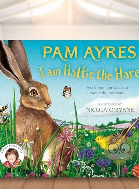 【预售】我是野兔哈蒂英文儿童绘本动物生态环保进口原版书精装I Am Hattie The HareAyres  PamTwo Hoots书籍图书外版正版
