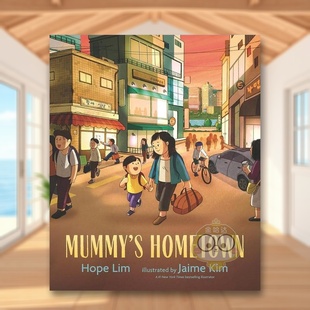 【现货】妈妈的故乡Mummy’s Hometown英文儿童绘本交通工具城市人文6-9岁精装Hope Lim and Jaime Kim进口原版书Walker Books UK