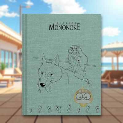 【预售】幽灵公主素描本英文插画原画设定集进口原版外版书14岁以上Princess Mononoke SketchbookStudio GhibliChronicle Books书