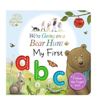 ABC First 英文兒童自然拼讀 Hunt 現(xiàn)貨 我們要去獵熊了：我 Going Bear 原版 第一個(gè)ABC詞匯