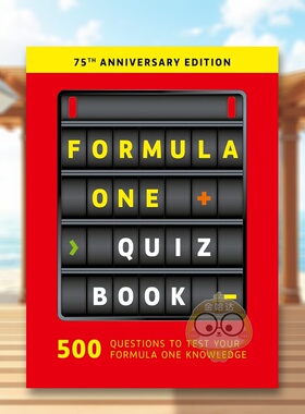 【预售】一级方程式赛车问答书：75周年纪念版 Formula One Quiz Book: 75th Anniversary edition 原版英文生活综合进口书籍图书