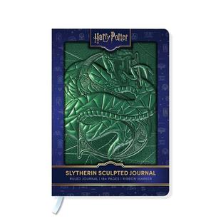 【预售】哈利波特浮雕学院笔记本 斯莱特林 Harry Potter Sculpted Journal: Slytherin 哈迷礼物 文创
