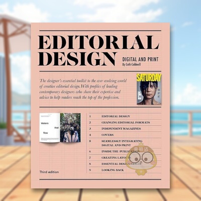 【预售】编辑设计（第三版）数字与印刷英文平面设计印刷版式色彩设计Cath Caldwell进口原版书平装14岁以上Editorial Design Th书