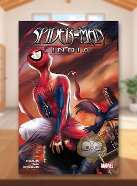 【预售】蜘蛛侠印度英文漫画进口原版书平装14岁以上Spider-man: India Jeevan J. KangPanini Publishing书籍图书外版正版