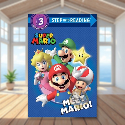 【现货】马里奥 任天堂英文儿童趣味进口原版外版书简装【Step into Reading】Meet Mario! (Nintendo)Malcolm ShealyRandom Hou书