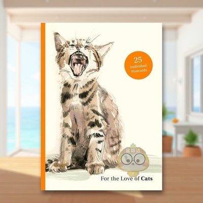 【预售】为了爱猫25 张明信片For the Love of Cats英文文创明信片 Ana SampsonLaurence King进口原版书0132书籍图书外版正版