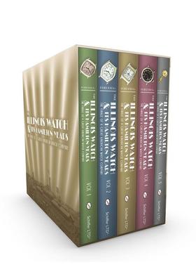 【预售】伊利诺伊腕表及其汉米尔顿时代（一套5卷） The Illinois Watch and Its Hamilton Years 原版英文珠宝首饰美国制表进口书