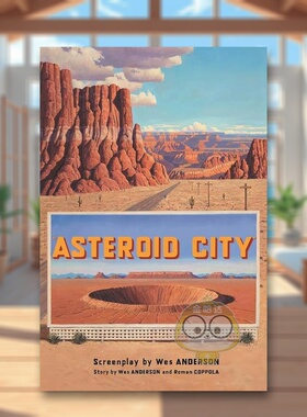 【现货】小行星城 电影剧本英文影视进口原版外版书精装14岁以上Asteroid City Wes Anderson Faber & Faber书籍图书正版