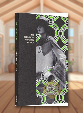 【预售】【复古装饰系列】达洛维夫人【Vintage Deco】Mrs Dalloway英文世界文学平装Virginia Woolf进口原版书Vintage784878书籍