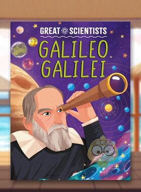 【现货】伟大科学家：伽利略?伽利莱（精装） Great Scientists: Galileo Galilei 原版英文儿童绘本进口书籍图书外版正版