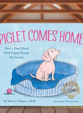 【现货】小猪回家了Piglet Comes Home英文儿童绘本动物生态环保6-9岁精装Melissa Shapiro  Ellie Snowdon进口原版书Aladdin书籍